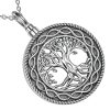 pendentif arbre de vie texturé