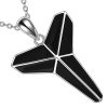 pendentif black mamba argent