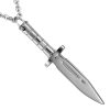 pendentif couteau acier inox
