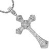 pendentif croix luxe zircons