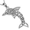 pendentif dauphin noué argent sterling 925