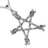 pendentif pentagramme sorcière en argent sterling 925