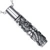 pendentif urne cylindrique libellules