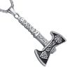 pendentif hache viking argent