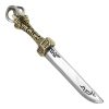 pendentif couteau argent et bronze