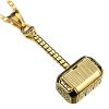 pendentif marteau de Thor or en acier inoxydable