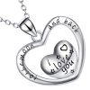 pendentif cœurs "I Love You"