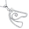 pendentif tête de cheval argent 925 et zircons